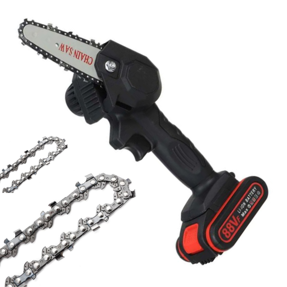 CHAINCUT PRO - Tronçonneuse électrique sans fil pour un travail rapide et efficace