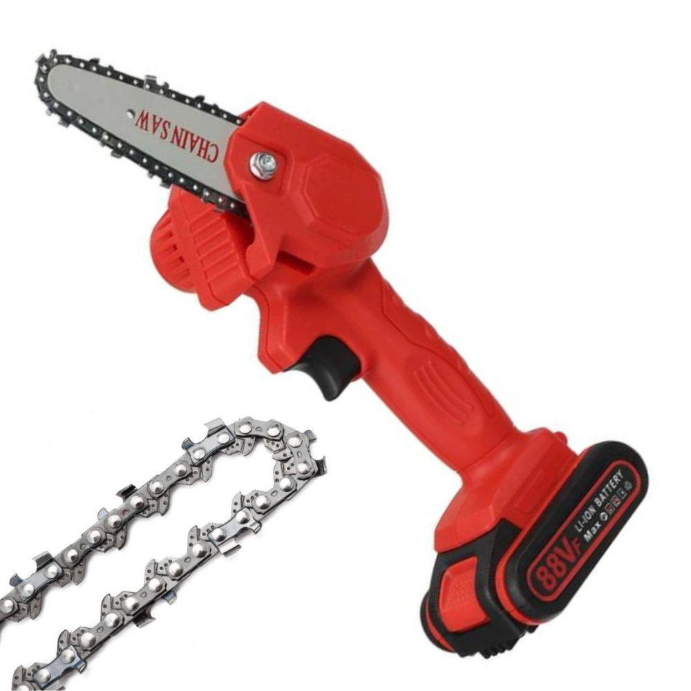 CHAINCUT PRO - Tronçonneuse électrique sans fil pour un travail rapide et efficace
