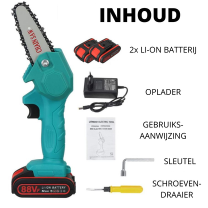 CHAINCUT PRO - Tronçonneuse électrique sans fil pour un travail rapide et efficace