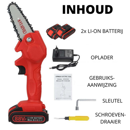CHAINCUT PRO - Tronçonneuse électrique sans fil pour un travail rapide et efficace