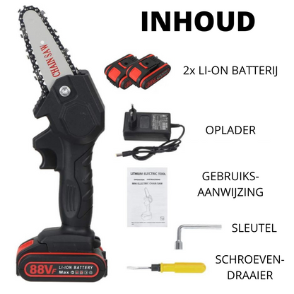 CHAINCUT PRO - Tronçonneuse électrique sans fil pour un travail rapide et efficace