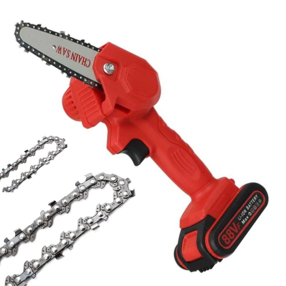 CHAINCUT PRO - Tronçonneuse électrique sans fil pour un travail rapide et efficace