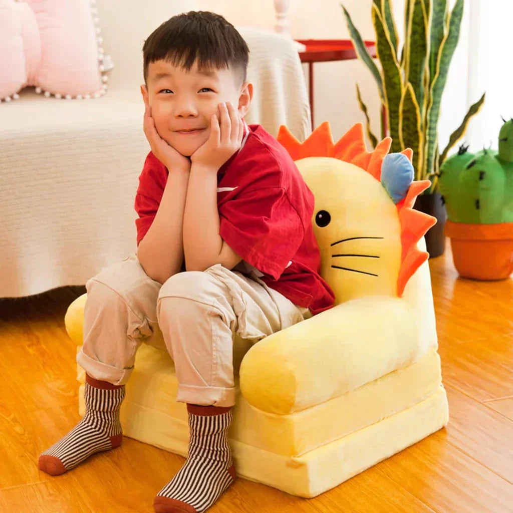VelvetNest Kids Bench - faltbare Kinderbank mit weichem Samtbezug und leichtem Design