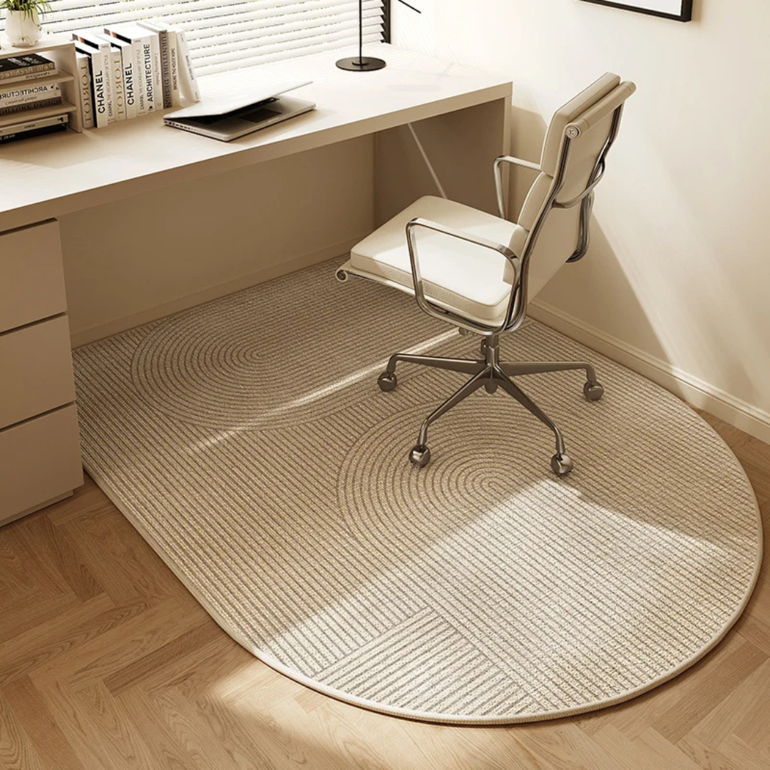 Chairguard-Premium office chair mat for stylish soil protection in the home office 0