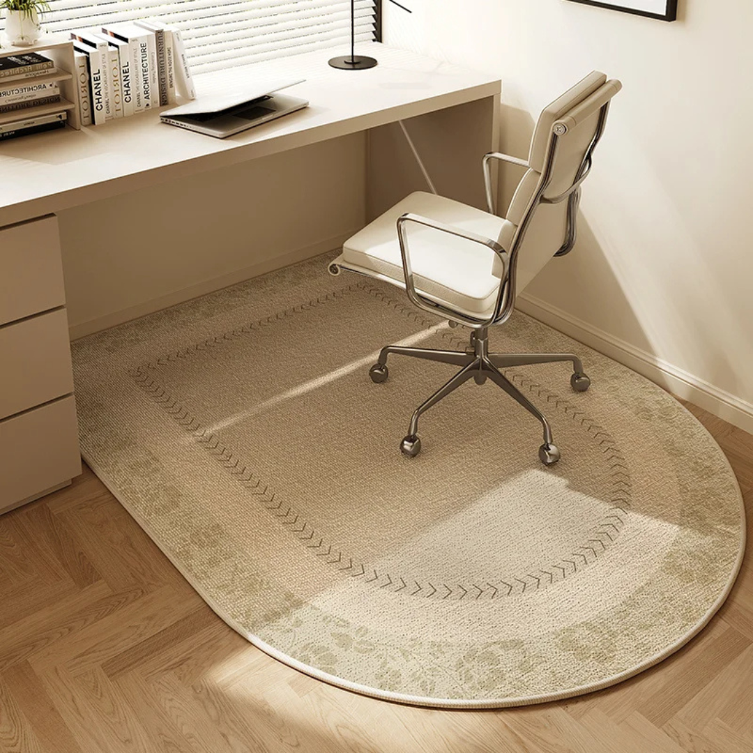 Chairguard-Premium office chair mat for stylish soil protection in the home office 2