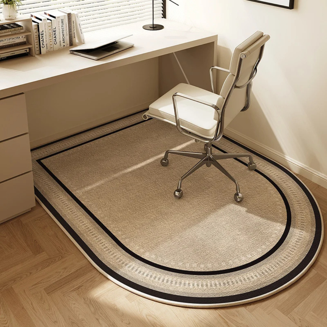 Chairguard-Premium office chair mat for stylish soil protection in the home office 3