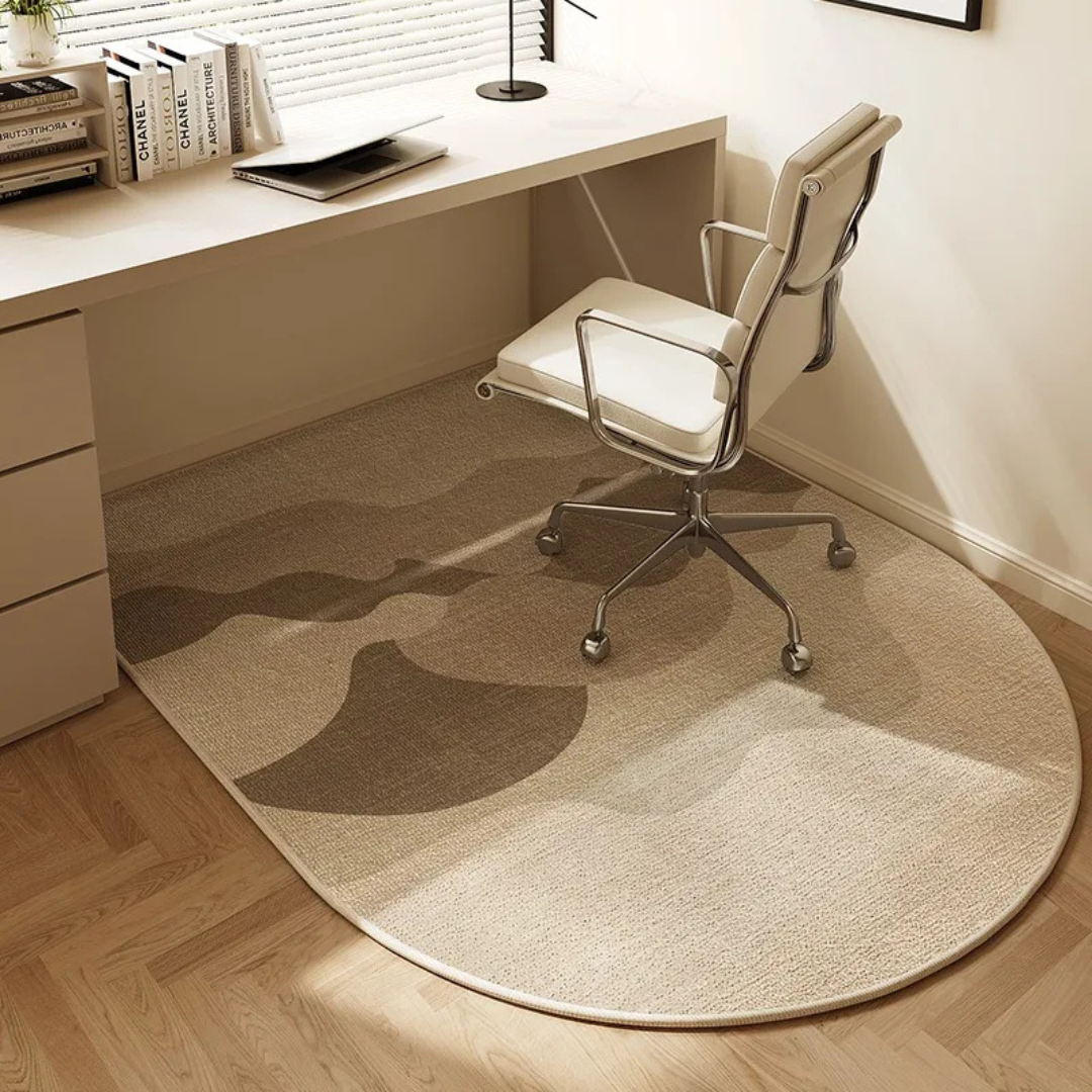 Chairguard-Premium office chair mat for stylish soil protection in the home office 4