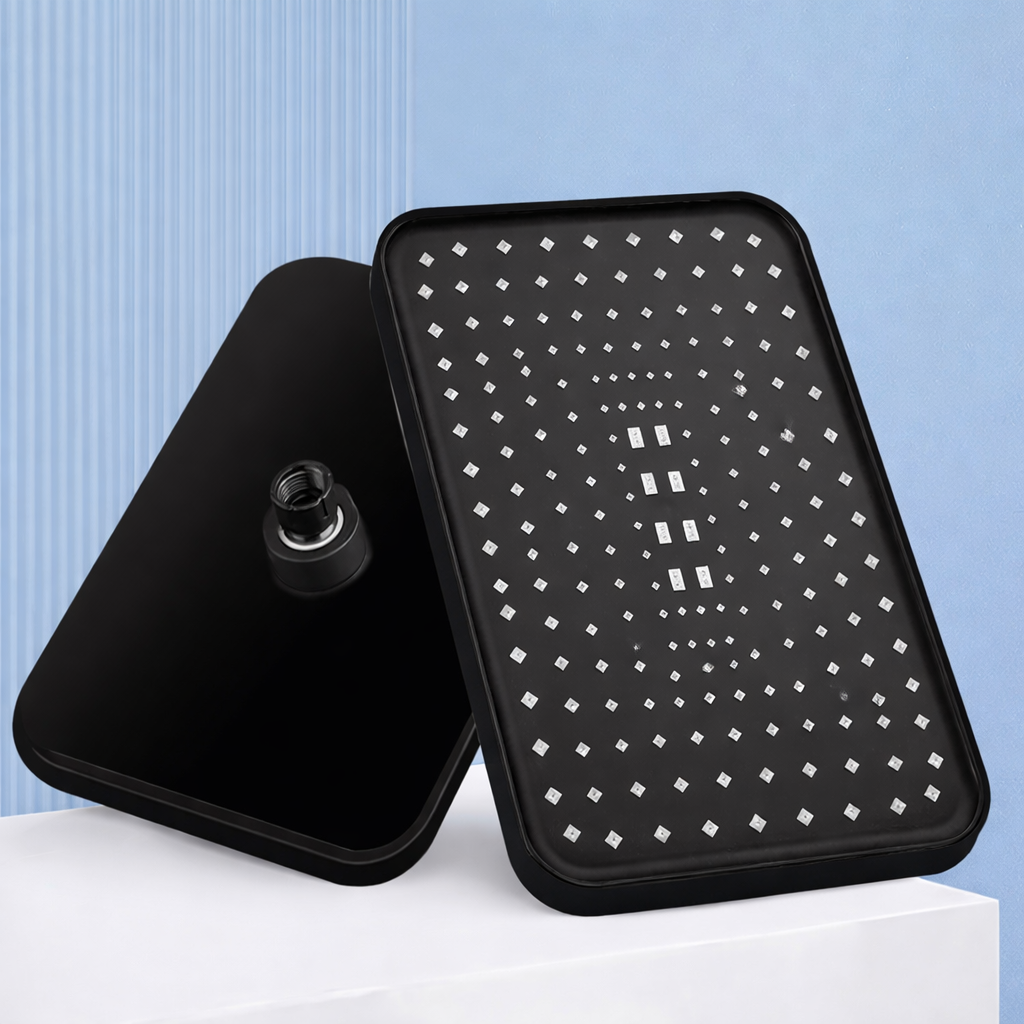 AQUELUX – 360° Säädettävä Sadesuihku Pää Tukkeutumista Estävillä Suuttimilla