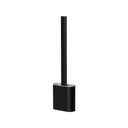 CleanBrush – Spazzola per WC in silicone igienica con supporto a parete