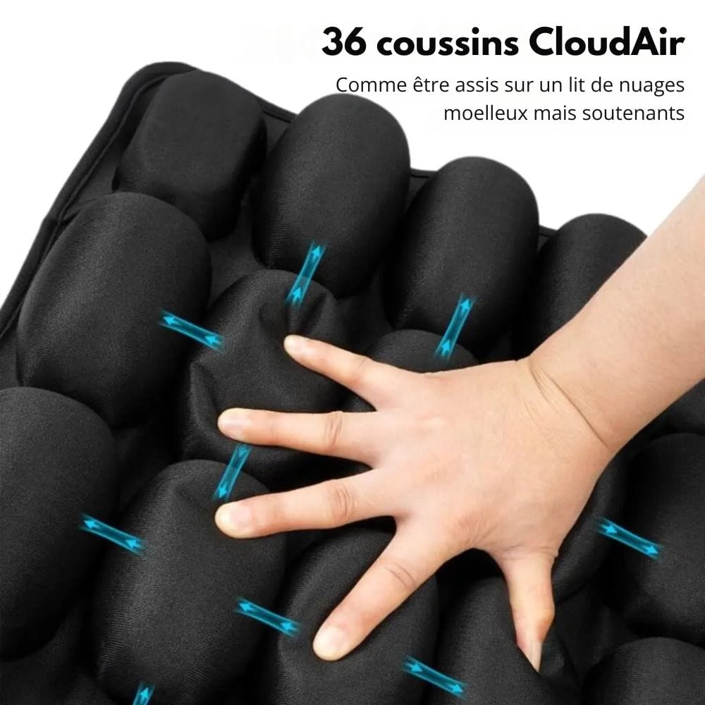 Cloudseat Pro - inflatable seat cushion for comfort while traveling & in the office 3