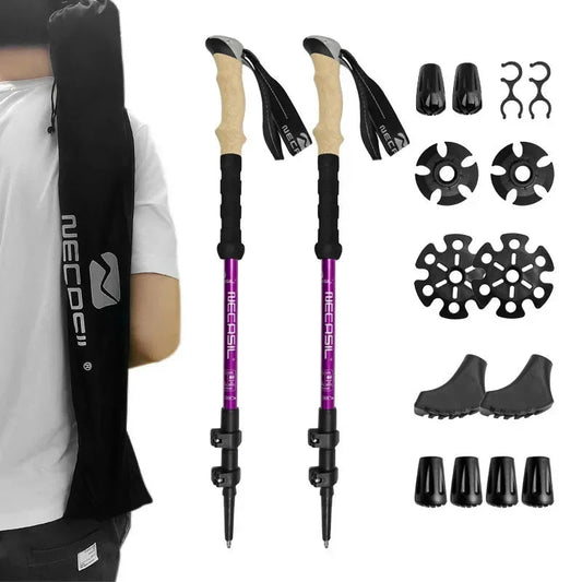 NECASIL – Collapsible Trekking Poles for Stable Hiking Support