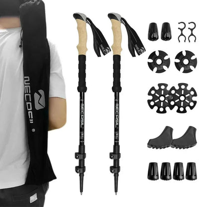 NECASIL – Collapsible Trekking Poles for Stable Hiking Support
