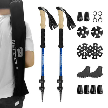 NECASIL – Collapsible Trekking Poles for Stable Hiking Support