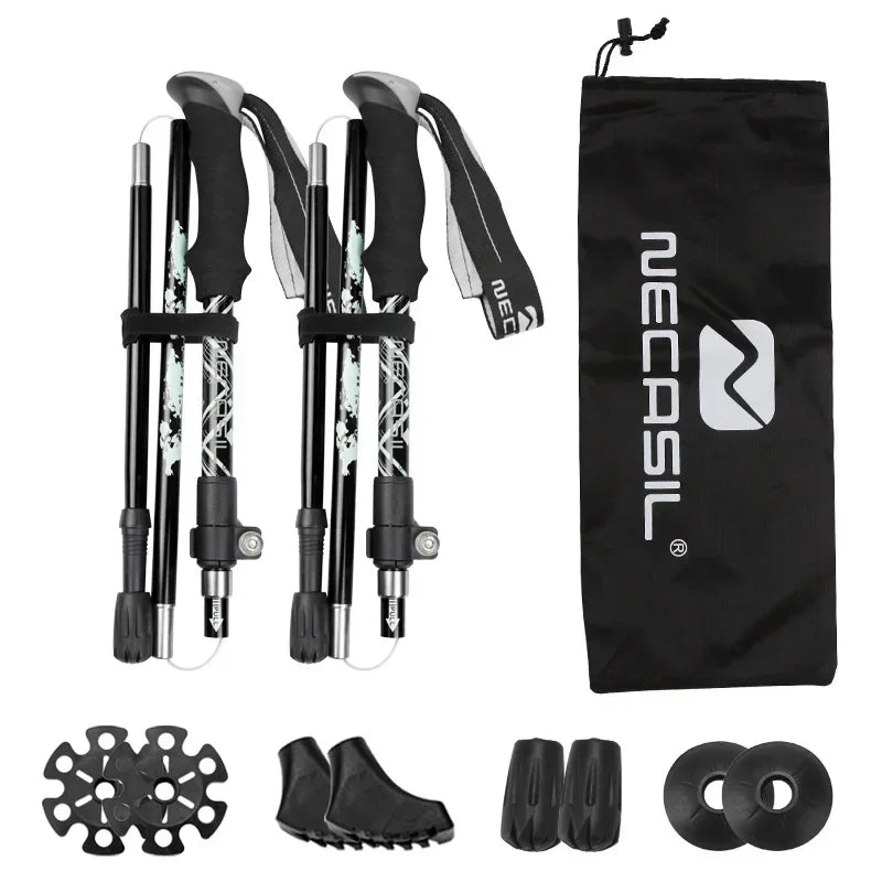 NECASIL – Collapsible Trekking Poles for Stable Hiking Support