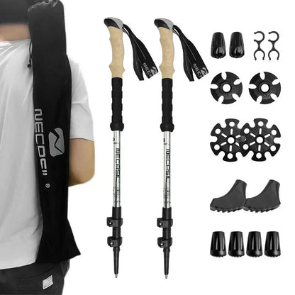 NECASIL – Collapsible Trekking Poles for Stable Hiking Support