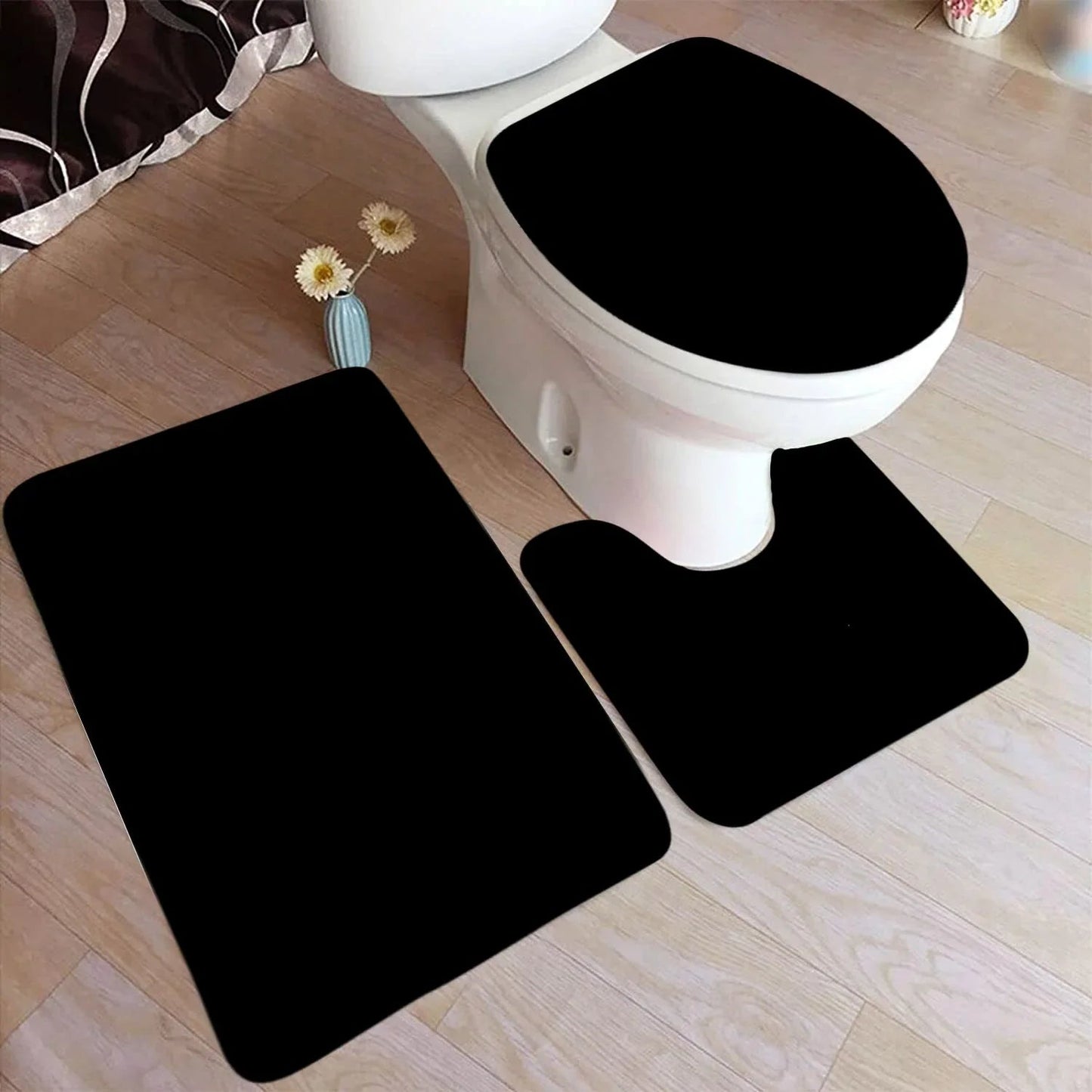 HydraMat – 3-Piece Non-Slip Bathroom Mat Set for Comfort & Safety