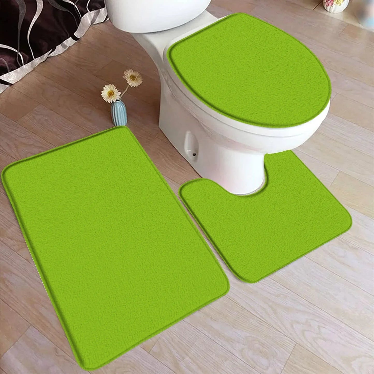 HydraMat – 3-Piece Non-Slip Bathroom Mat Set for Comfort & Safety