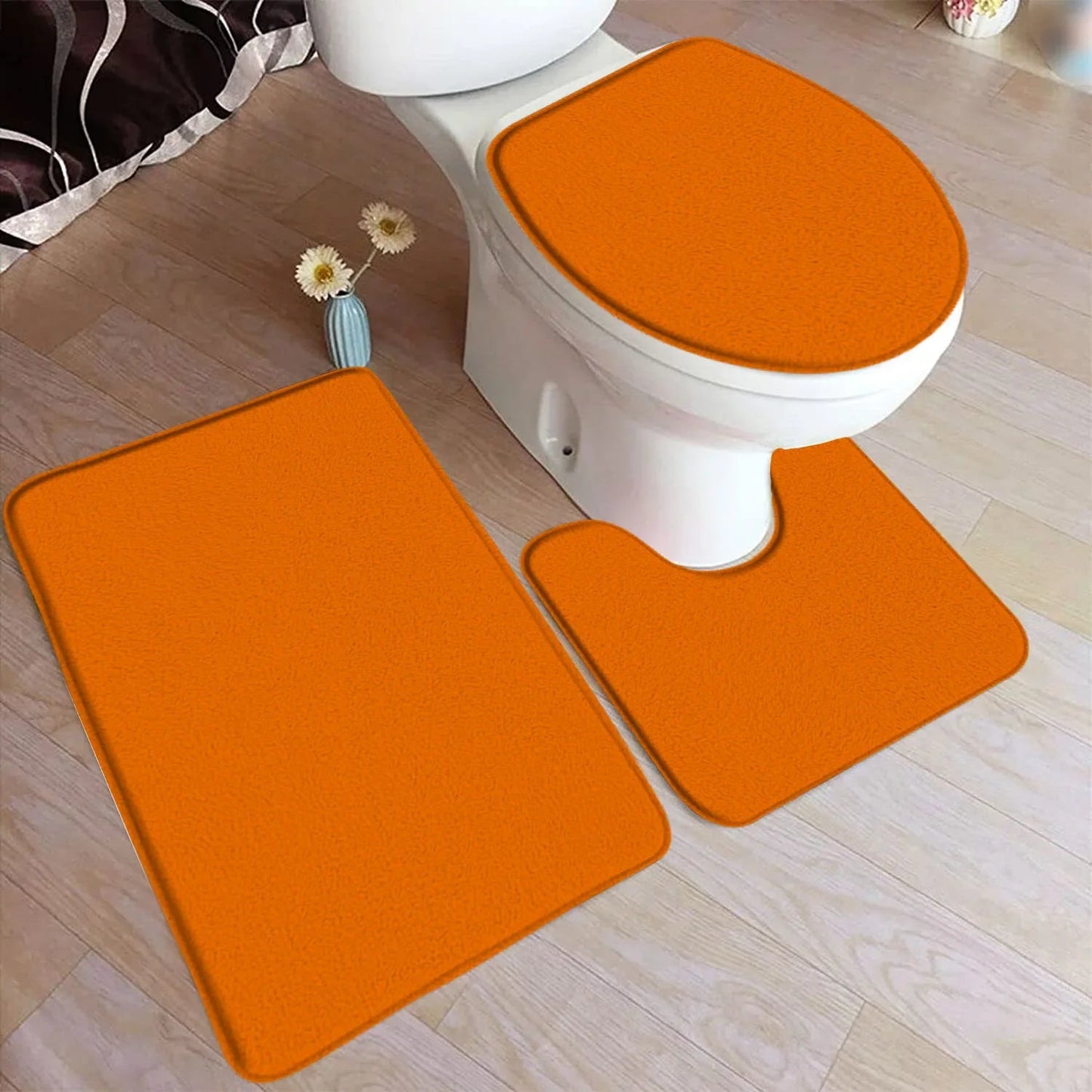 HydraMat – 3-Piece Non-Slip Bathroom Mat Set for Comfort & Safety