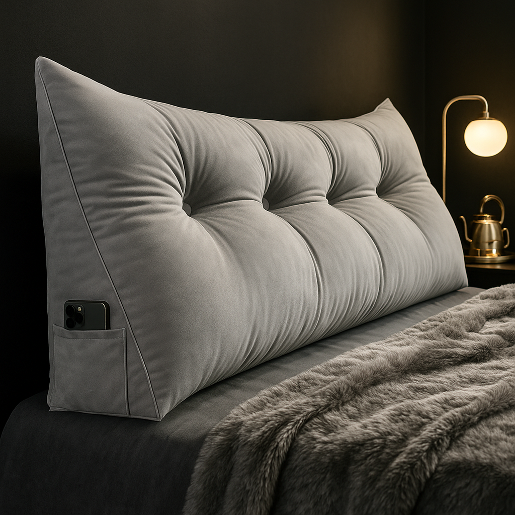 Almohada cuña ComfortRest – Soporte ergonómico para la espalda para cama y sofá