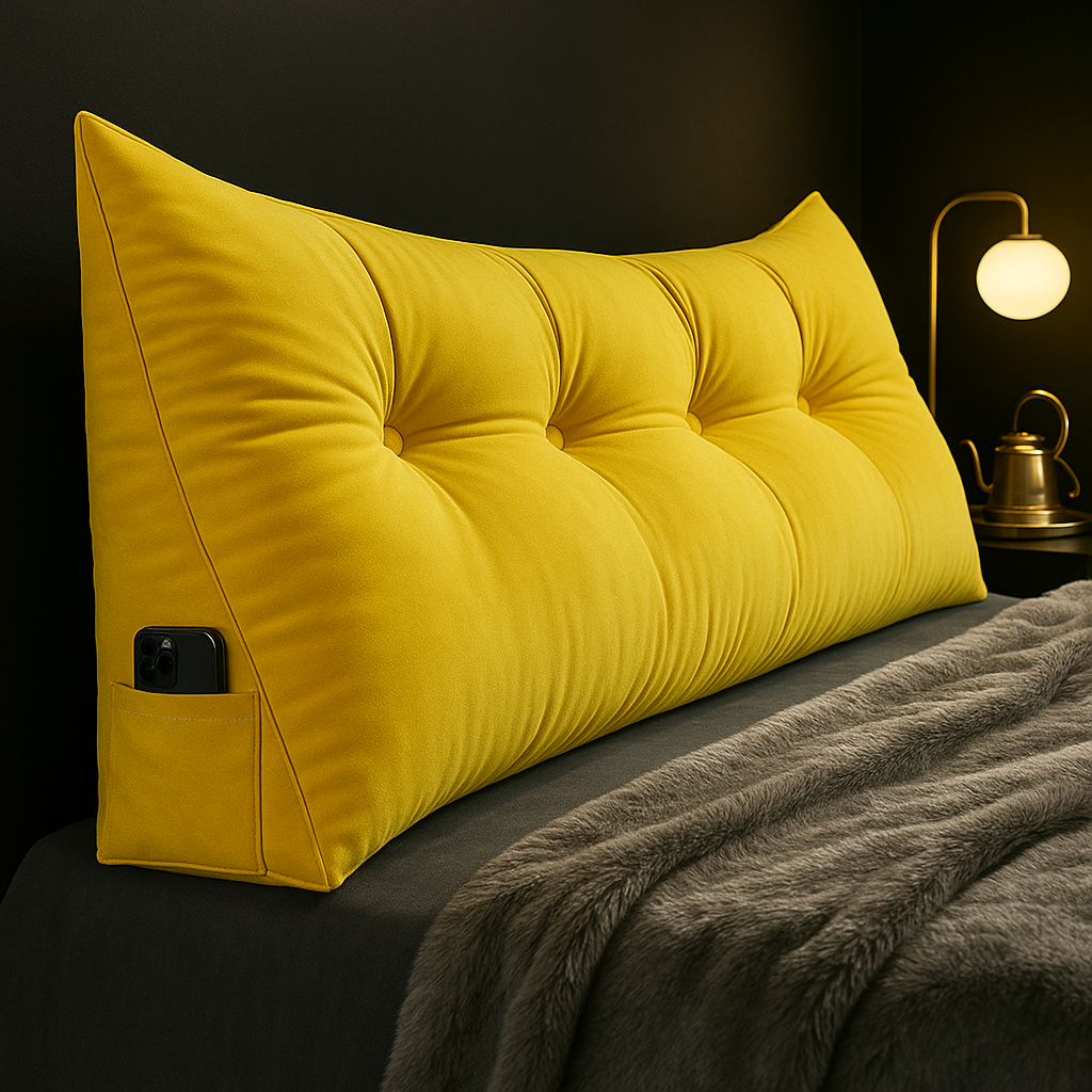 Almohada cuña ComfortRest – Soporte ergonómico para la espalda para cama y sofá