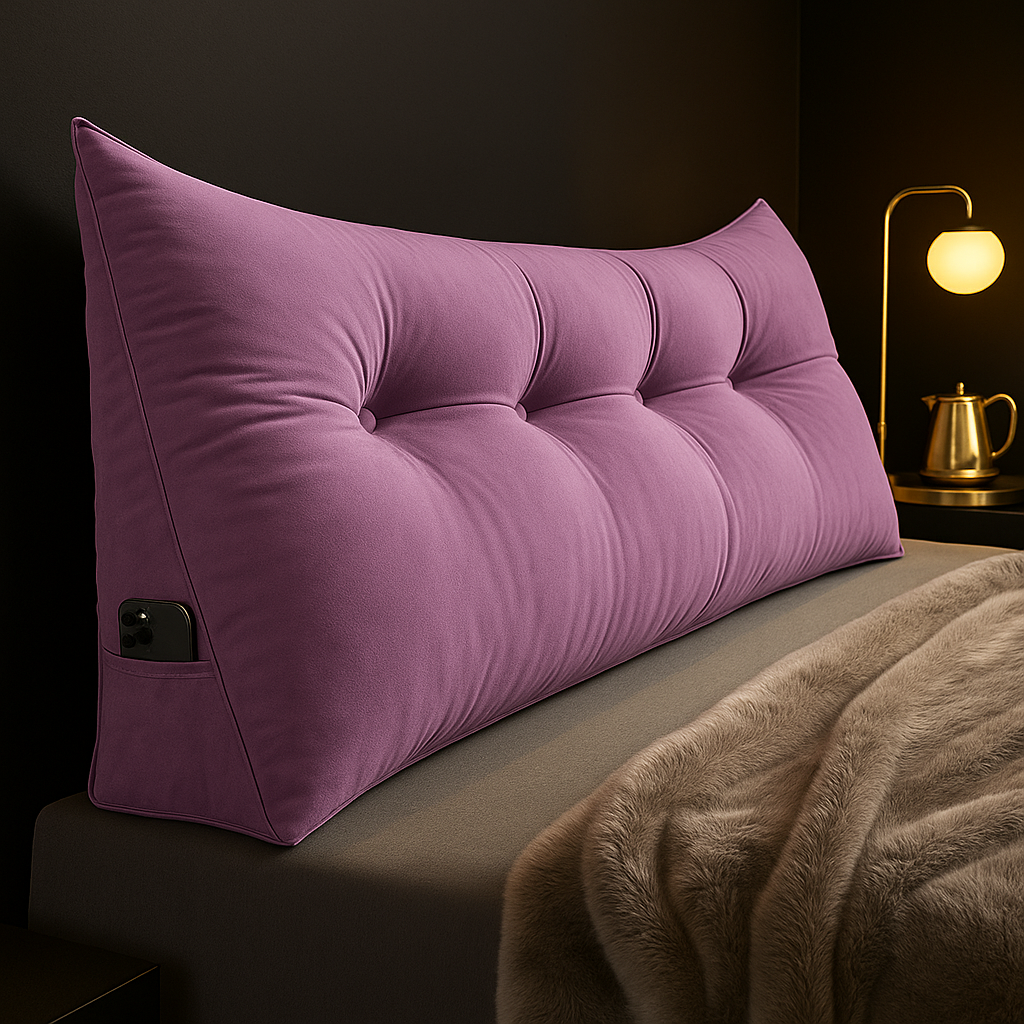 Almohada cuña ComfortRest – Soporte ergonómico para la espalda para cama y sofá
