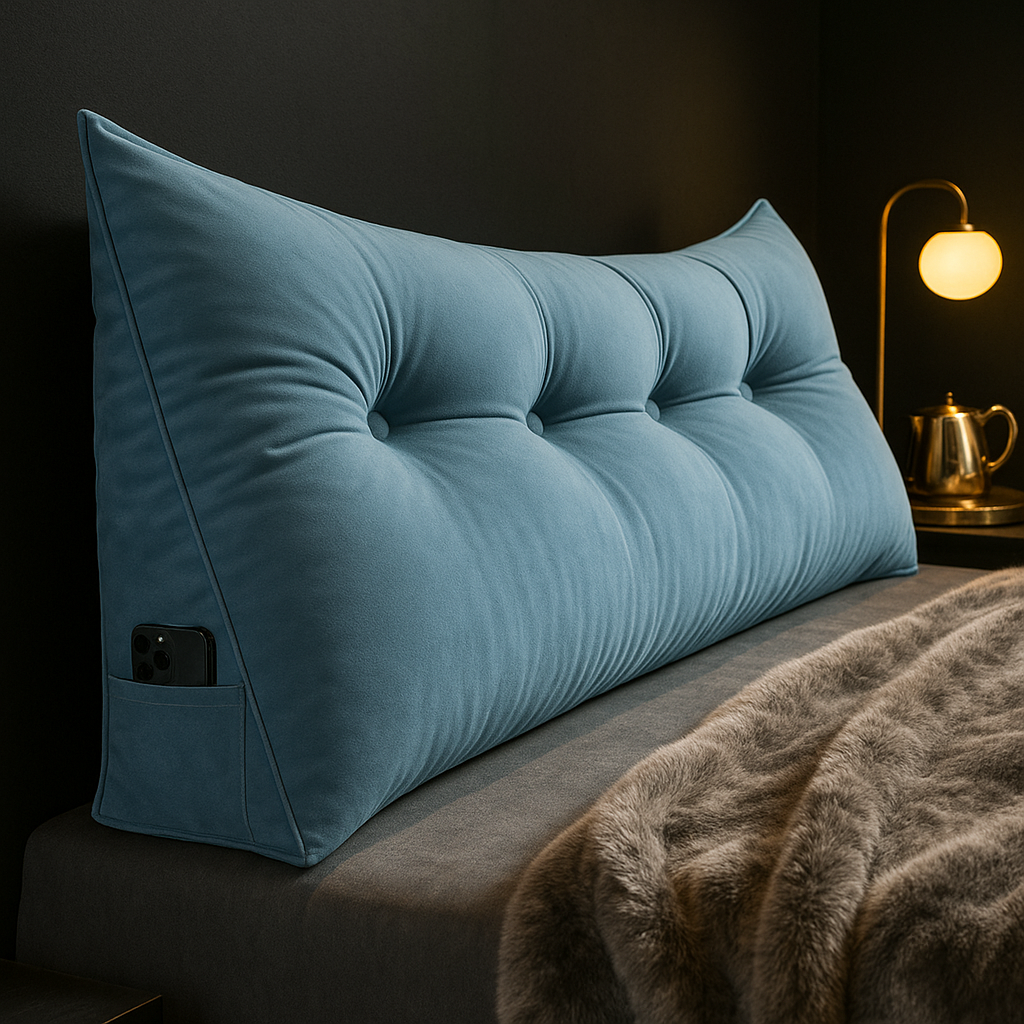 Almohada cuña ComfortRest – Soporte ergonómico para la espalda para cama y sofá