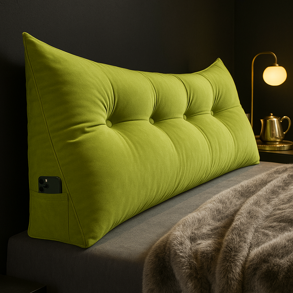 Almohada cuña ComfortRest – Soporte ergonómico para la espalda para cama y sofá