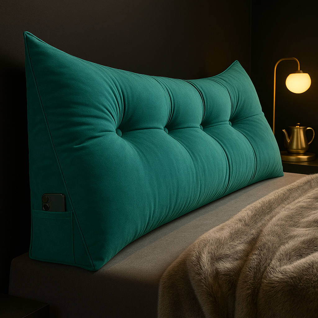 Almohada cuña ComfortRest – Soporte ergonómico para la espalda para cama y sofá