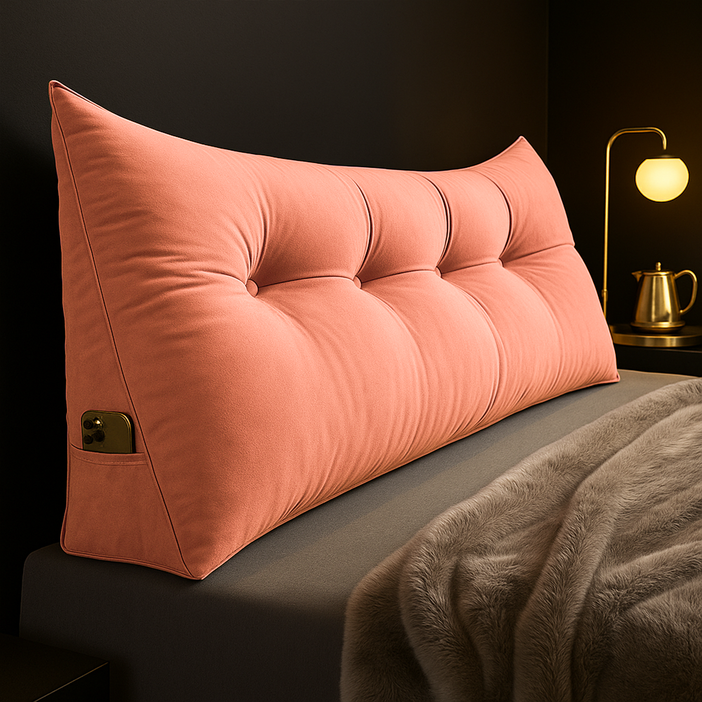 Almohada cuña ComfortRest – Soporte ergonómico para la espalda para cama y sofá