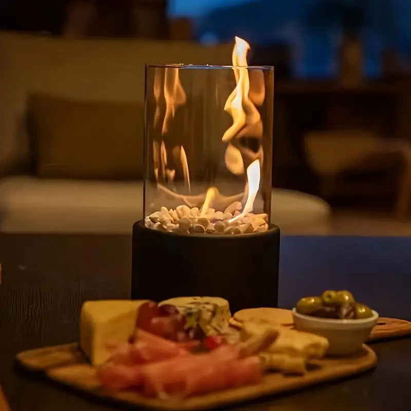 Cosyflame-modern table fireplace with real flames & smoke-free bioethanol firing 6
