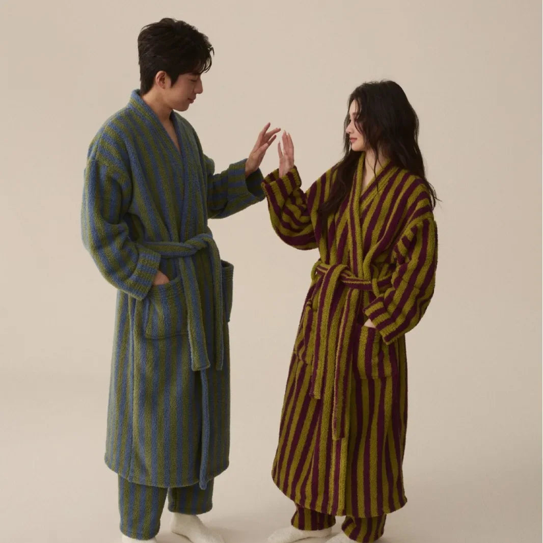 Ensemble CozyBond – Pyjamas en flanelle douillets pour couples