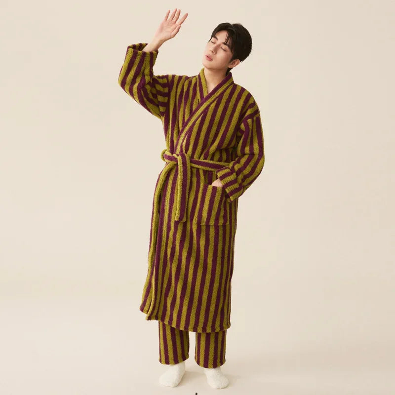 Ensemble CozyBond – Pyjamas en flanelle douillets pour couples