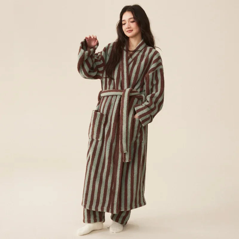 Ensemble CozyBond – Pyjamas en flanelle douillets pour couples