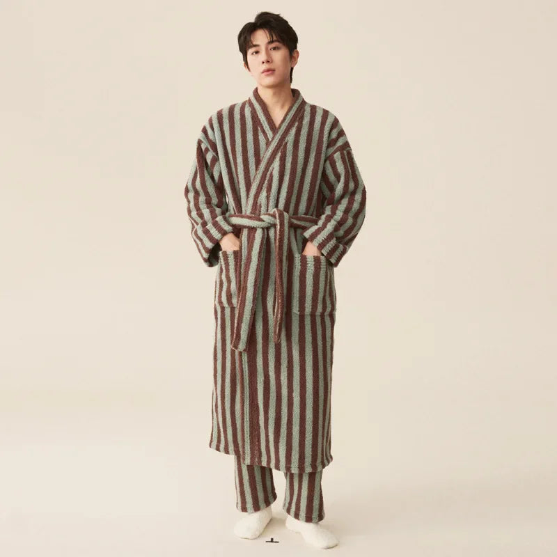 Ensemble CozyBond – Pyjamas en flanelle douillets pour couples