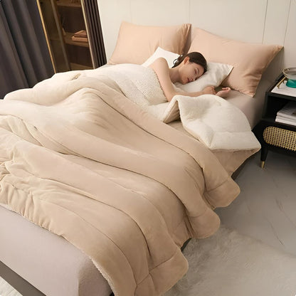 CozyLuxe – Manta de forro polar lujosa para comodidad y calidez