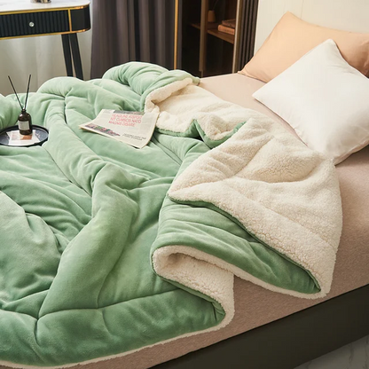 CozyLuxe – Manta de forro polar lujosa para comodidad y calidez