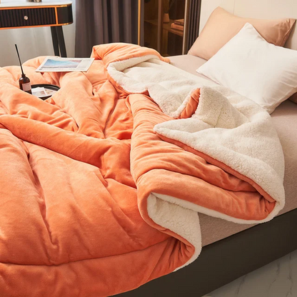 CozyLuxe – Manta de forro polar lujosa para comodidad y calidez
