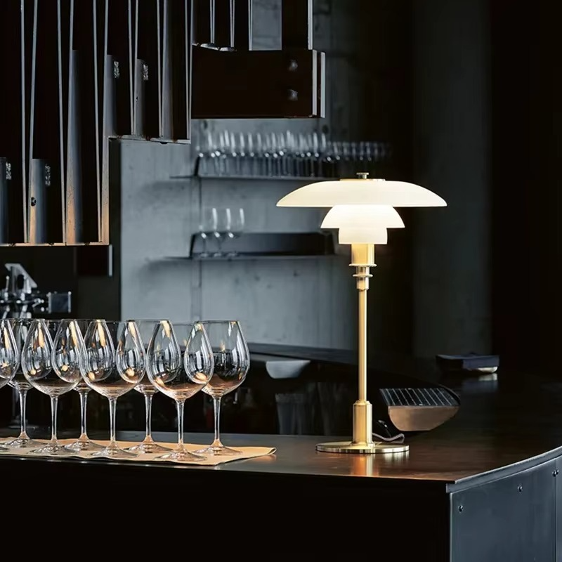 Danish Design Table Lamp-Scandinavian table lamp with dimmable LED light 5