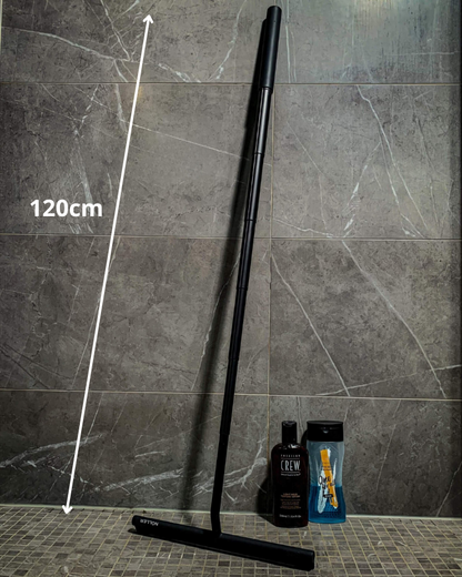 Deluxe Shower Squeegee - Telescopic shower wiper for glass and soil without bending down 5
