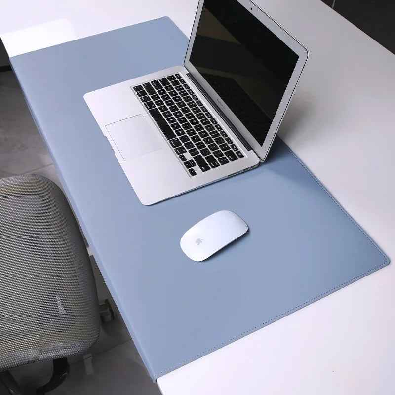 DESKCOMFORT – Ergonomic PU Leather Desk Pad with Wrist Support