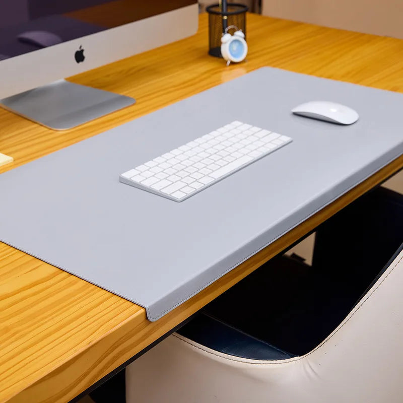 DESKCOMFORT – Ergonomic PU Leather Desk Pad with Wrist Support