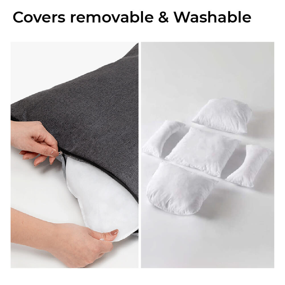 Dog seat bed for cars with adjustable seat belts and washable cover - comfortable and non -slip for safe trips 6
