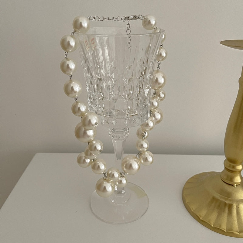 ELARA PEARL NECKLACE - Atemberaubende Perlenkette für zeitlose Eleganz