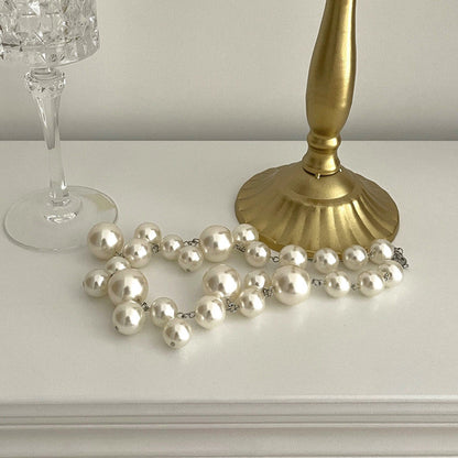 ELARA PEARL NECKLACE - Atemberaubende Perlenkette für zeitlose Eleganz