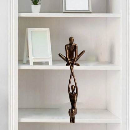 Scultura ETERNITY - Scultura decorativa in resina per l'amore e l'equilibrio