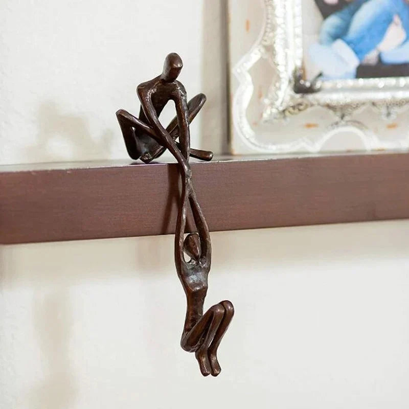 Scultura ETERNITY - Scultura decorativa in resina per l'amore e l'equilibrio