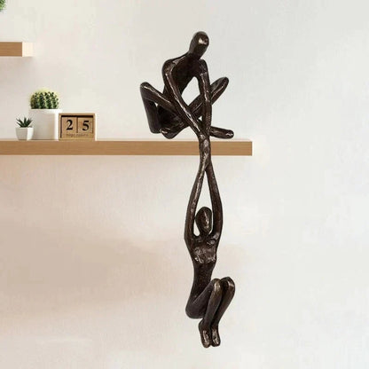 Scultura ETERNITY - Scultura decorativa in resina per l'amore e l'equilibrio