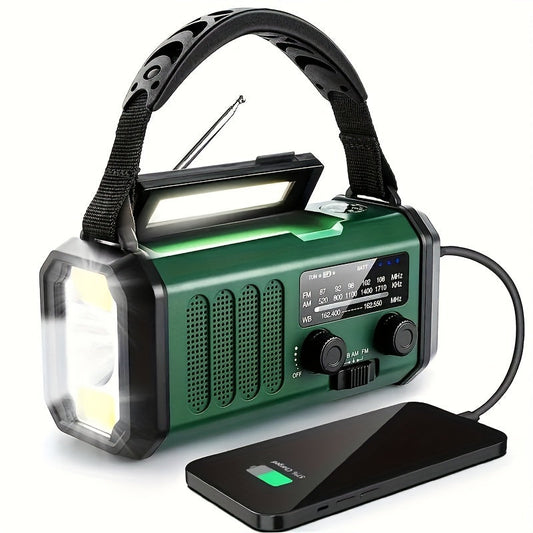 ECOPOWER RADIO – Emergency Radio with Flashlight, USB Charger & Solar Power