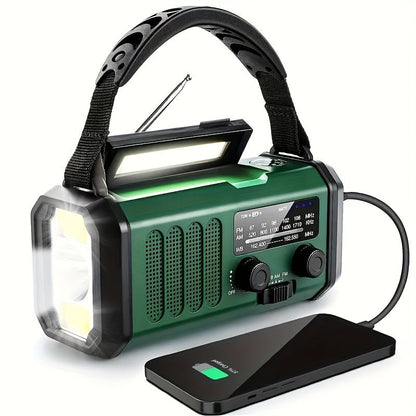 ECOPOWER RADIO – Emergency Radio with Flashlight, USB Charger & Solar Power