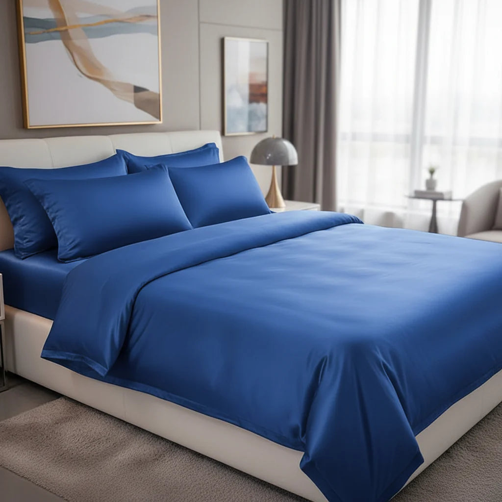 SILQUE – Pehmeä Jääsilkki Satiini Joustosänkyliina Ylelliseen Mukavuuteen